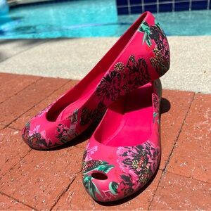 MELISSA Floral Pink Women's Shoes
